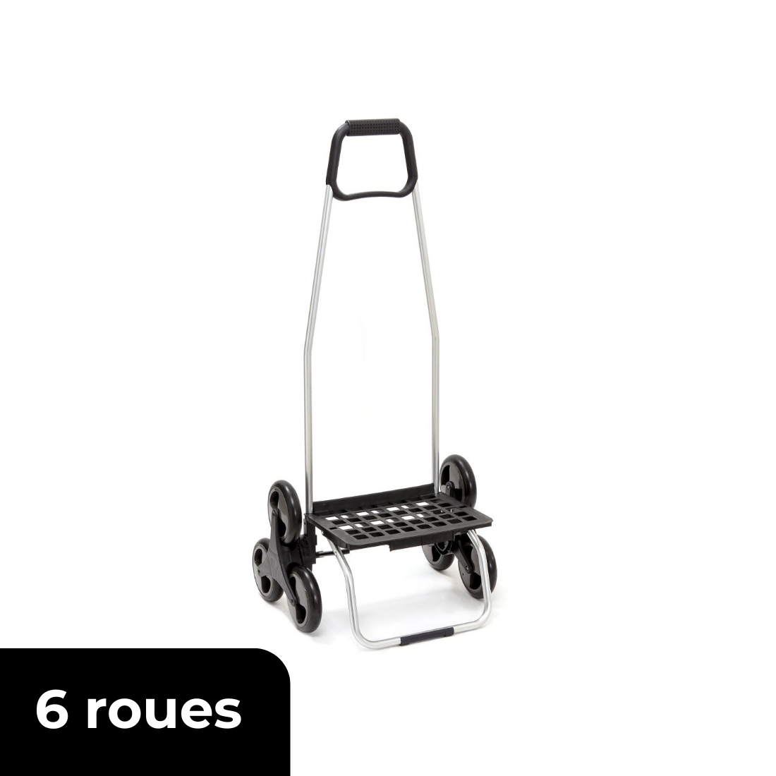Chariot de courses pliable Buggy SIDEBAG - Sac isotherme 65L - Jaune/Noir