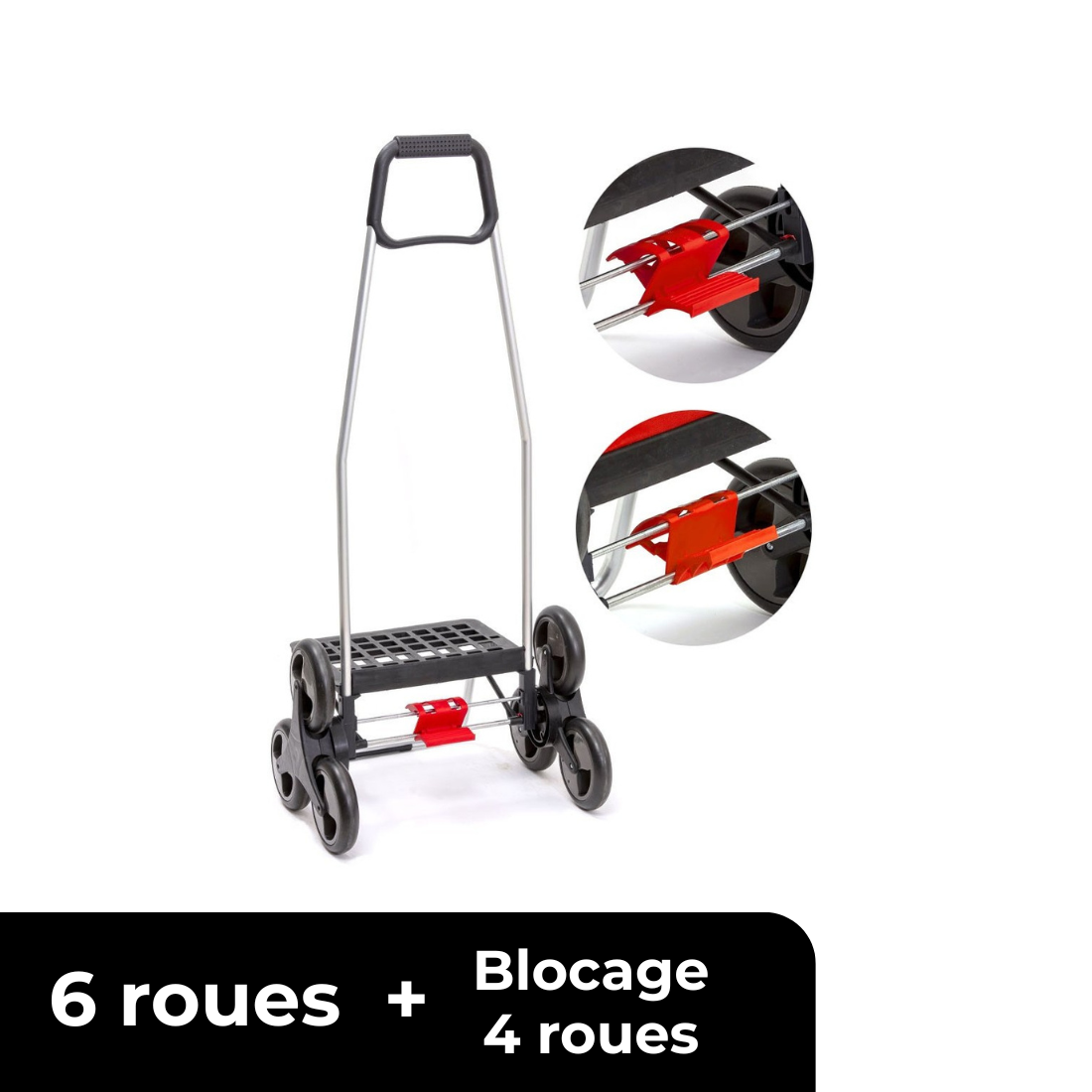 Châssis 6 roues + Blocage 4 roues - Carlux&Buggy