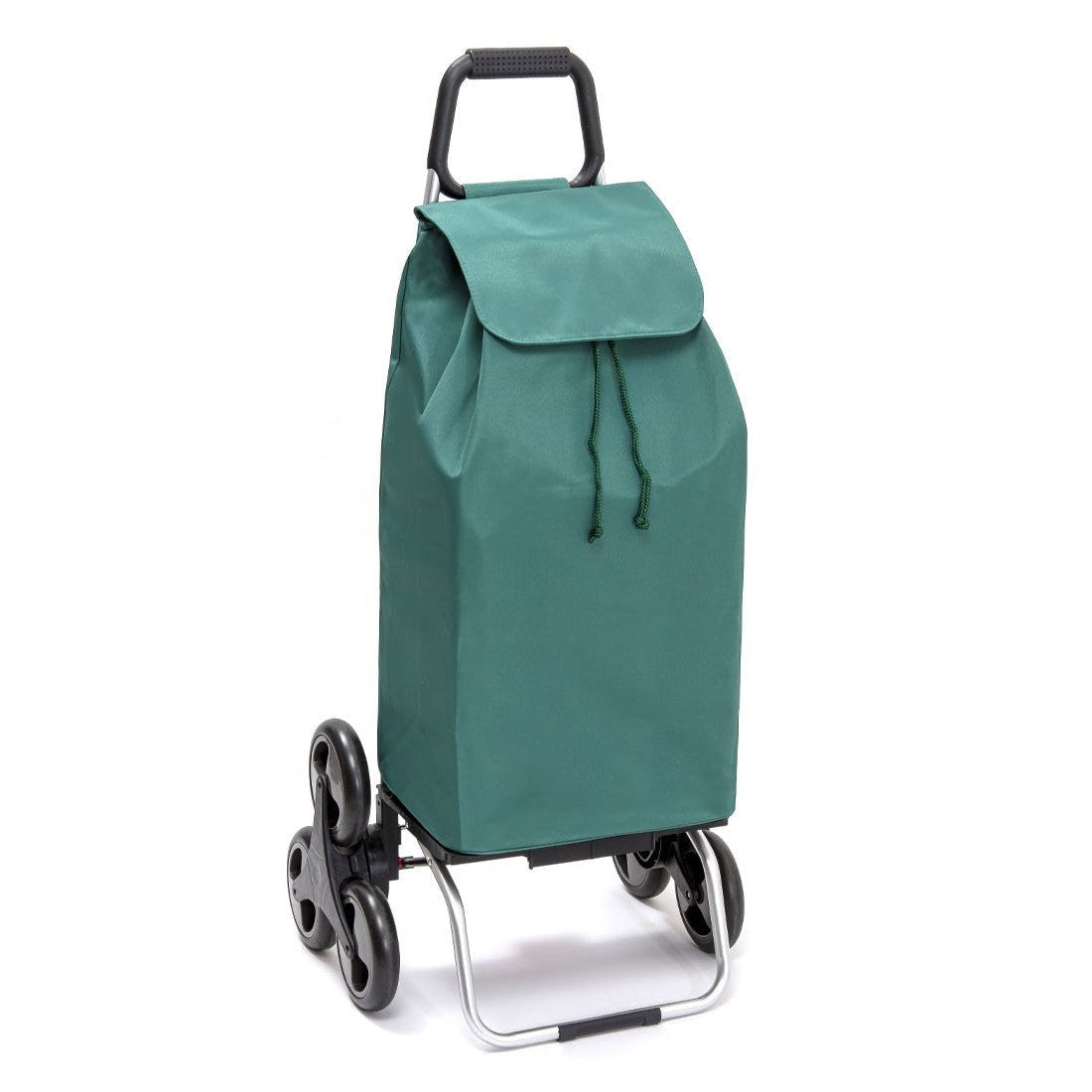 Chariot de courses pliable Buggy SIDEBAG - Sac 55L imperméable - Design Vert