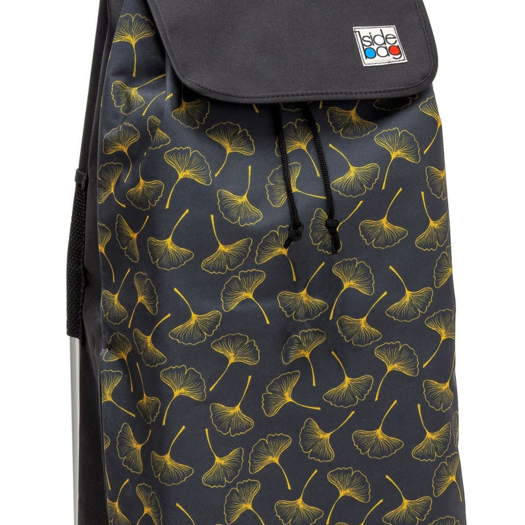 Chariot de courses pliable Carlux SIDEBAG - Sac 55L imperméable - Design Goldenginko
