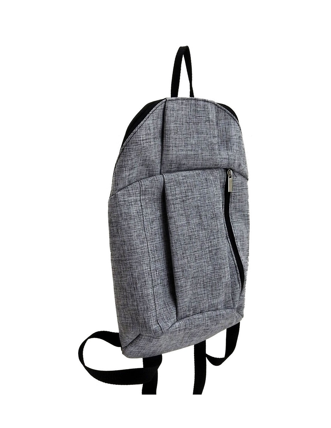 Sac à dos élégant chiné gris, pratique et confortable, parfait pour les courses, le travail ou les loisirs – Mon Chariot de Courses