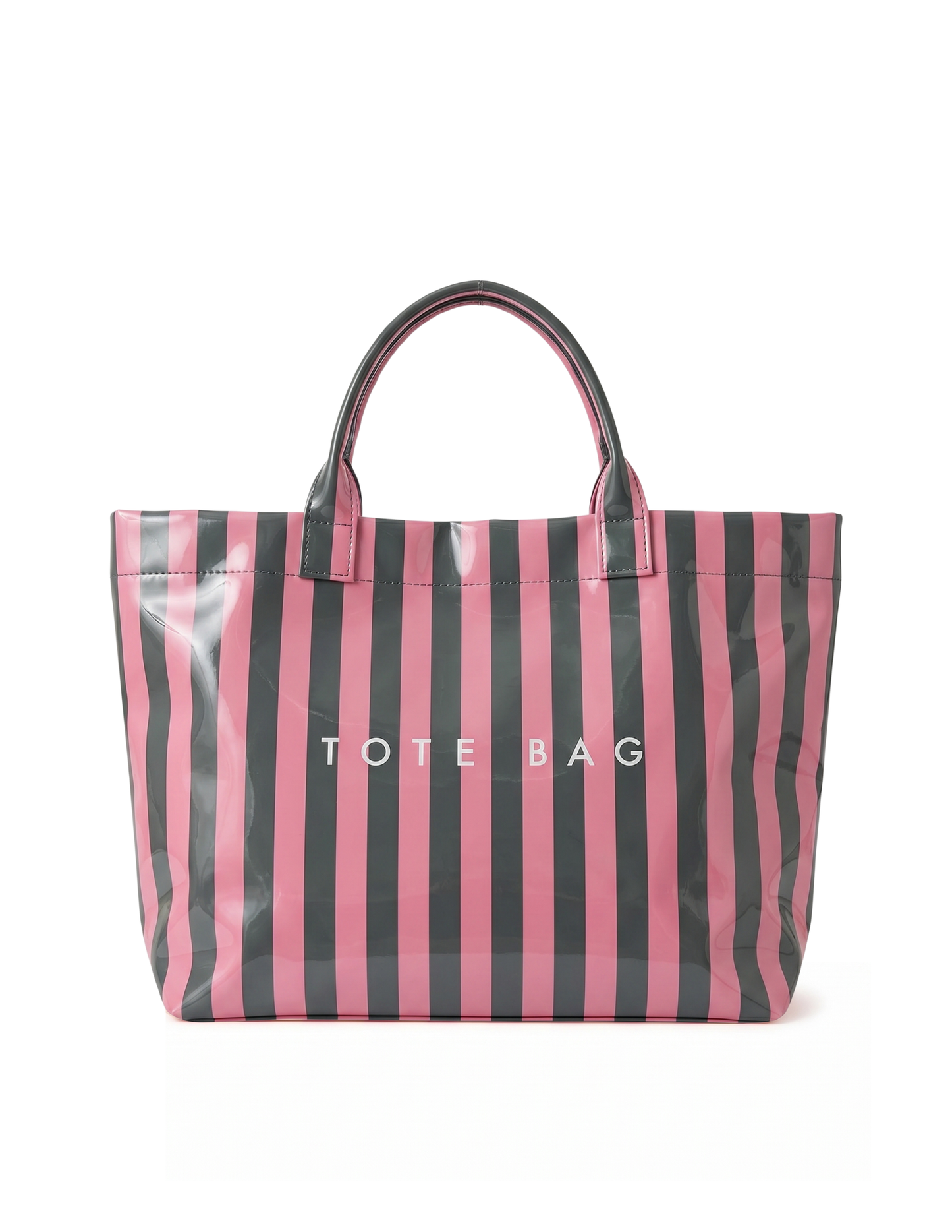 Sac plage Imperméable Rayé 44×31cm - Vernis