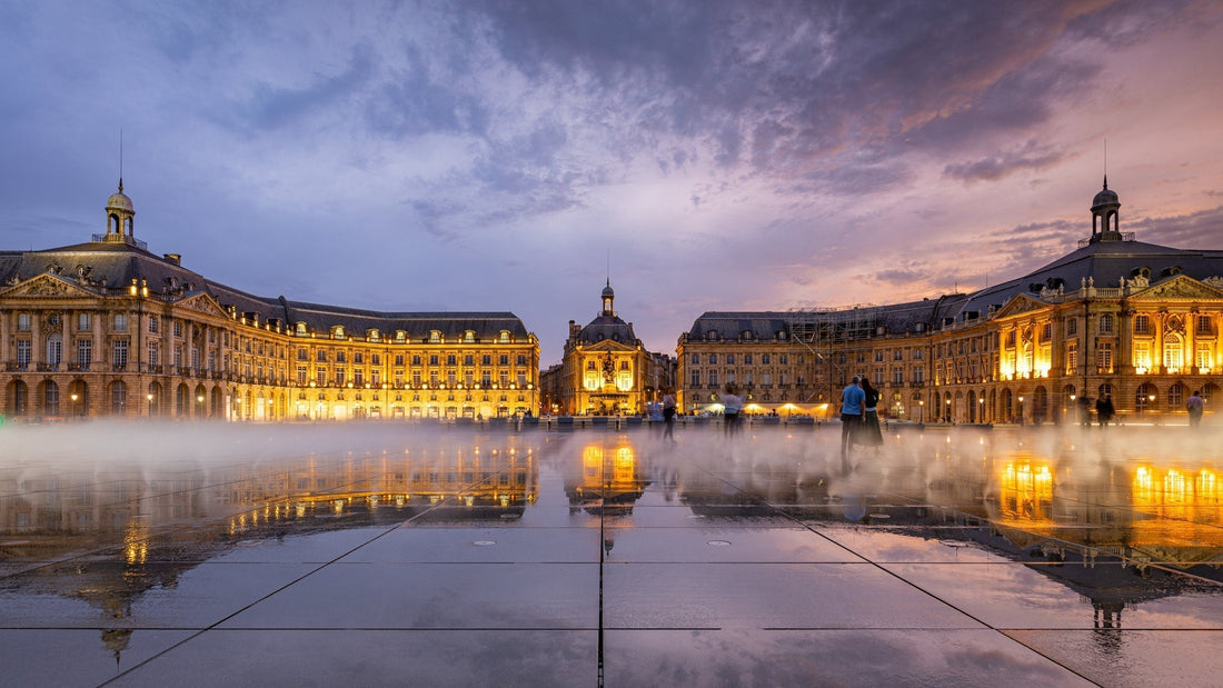 Place de la Bourse à Bordeaux, acheter un chariot de courses à Bordeaux