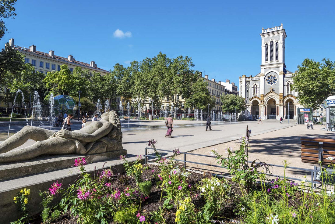 Cathédrale de Saint-Étienne, acheter un chariot de courses à Saint-Étienne