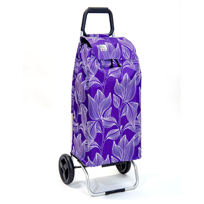 Chariot de courses pliable Carlux - Sac 55L imperméable - Purpleleaves