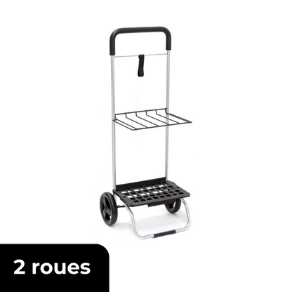 Chariot de courses pliable Modulo Bag SIDEBAG - Sac 2x20L imperméable