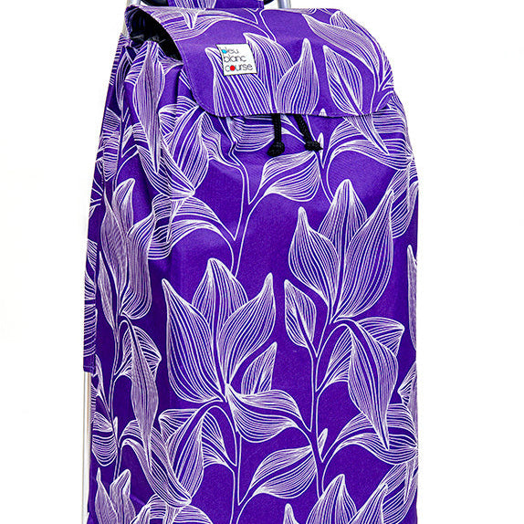 Chariot de courses pliable Carlux - Sac 55L imperméable - Purpleleaves