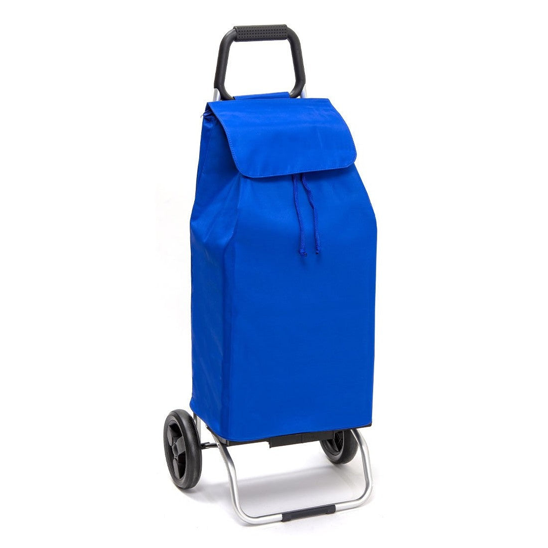 Chariot de courses pliable Buggy SIDEBAG - Sac 55L imperméable - Design Bleu