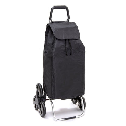 Chariot de courses pliable Buggy SIDEBAG - Sac 55L imperméable - Design Noir