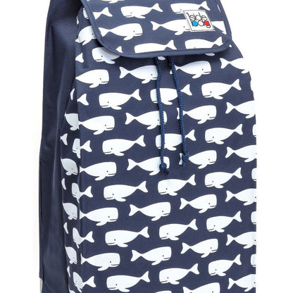 Chariot de courses pliable Carlux SIDEBAG - Sac 55L imperméable - Design Baleine
