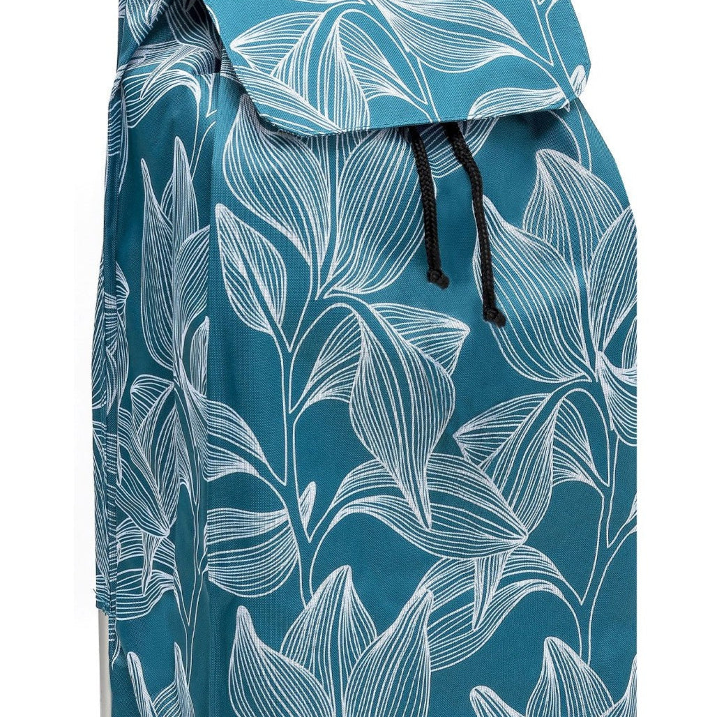 Chariot de courses pliable Carlux SIDEBAG - Sac 55L imperméable - Design Greenleaves