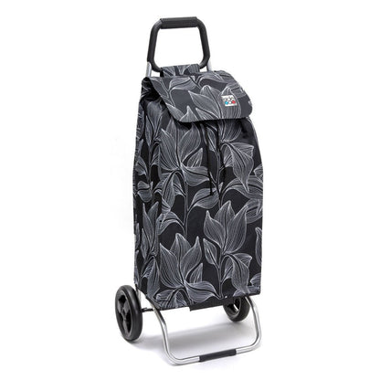 Chariot de courses pliable Carlux SIDEBAG - Sac 55L imperméable - Design Blackleaves