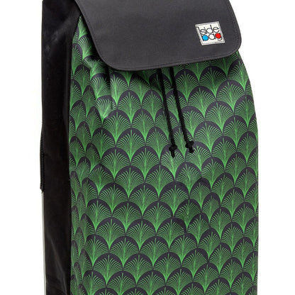 Chariot de courses pliable Carlux SIDEBAG - Sac 55L imperméable - Design Greenpalm