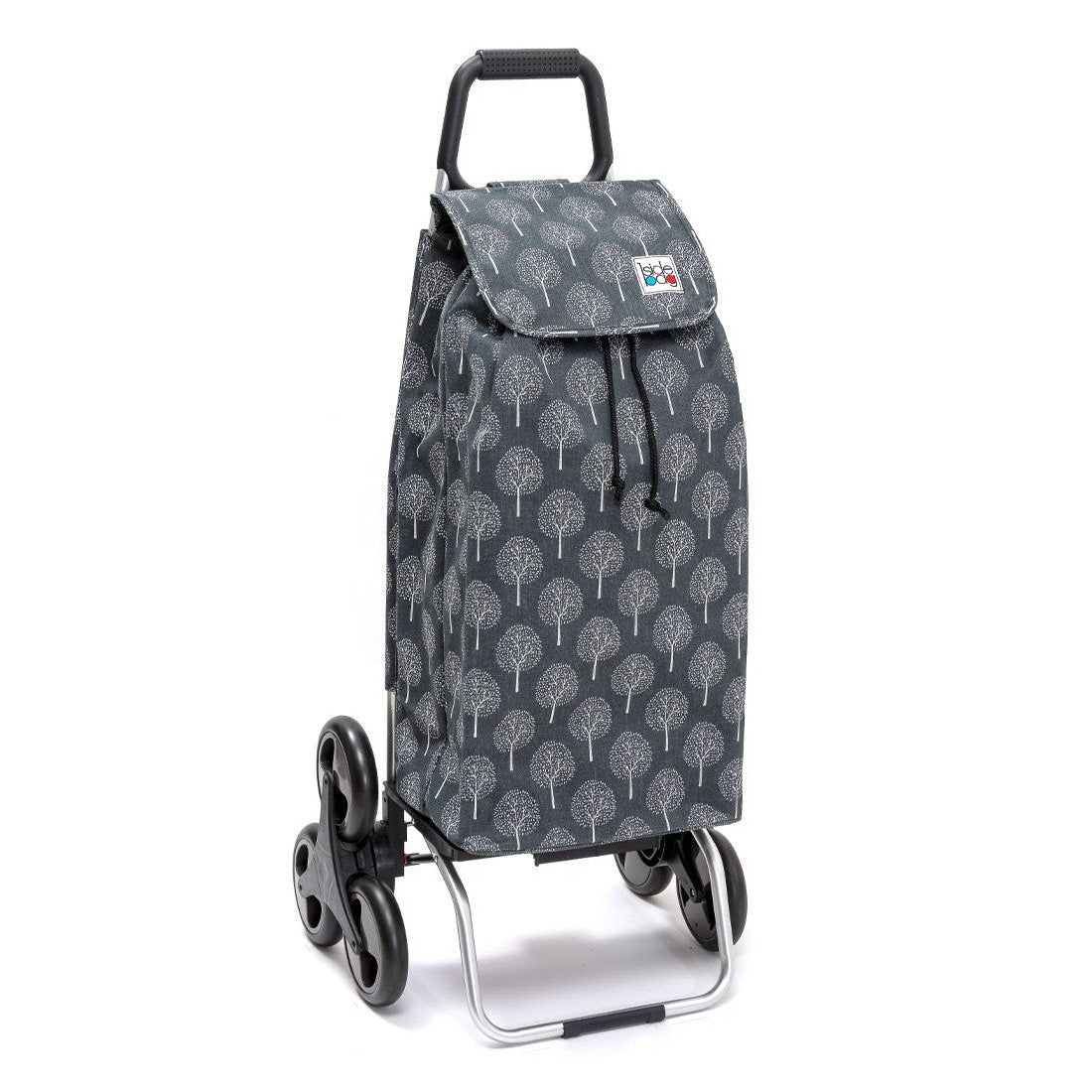 Chariot de courses pliable Carlux SIDEBAG - Sac 55L imperméable - Design Blackwinter