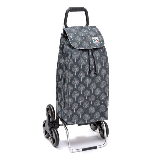 Chariot de courses pliable Carlux - Sac 55L imperméable - 6 roues - Design Blackwinter