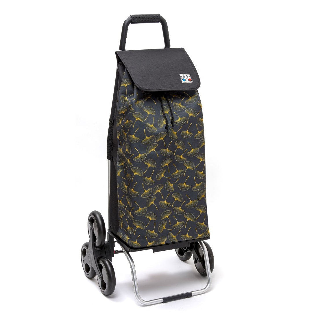 Chariot de courses pliable Carlux - Sac 55L imperméable - 6 roues - Design Goldenginko