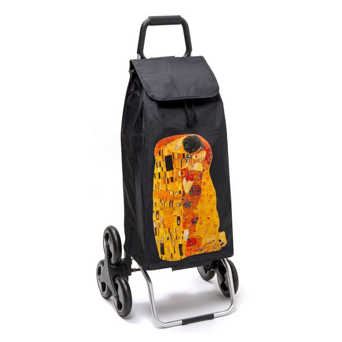 Chariot de courses pliable SIDEBAG - Sac 55L imperméable - 6 roues - Design Mon Amour