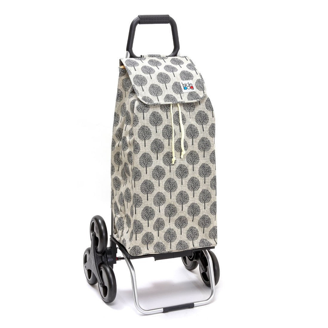 Chariot de courses pliable Carlux - Sac 55L imperméable - 6 roues - Design Whitewinter
