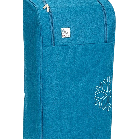 Chariot de courses pliable Carlux - Sac 42L isotherme - Turquoise