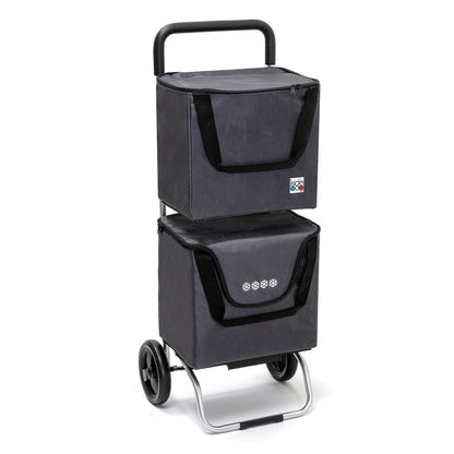 Chariot de courses pliable Modulo Bag SIDEBAG - Sac 2x20L imperméable