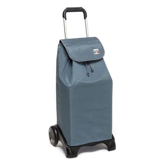 Chariot de courses pliable MP 214 - Sac 55L imperméable - Gris
