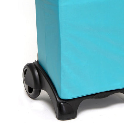 Bas du chariot de courses pliable MP 214 - Sac 55L imperméable - Turquoise