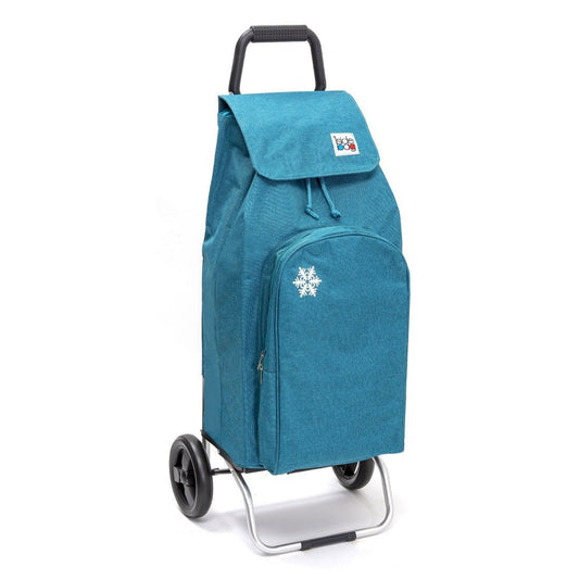 Chariot de courses pliable Carlux SIDEBAG - Sac isotherme 65L - Chiné Canard
