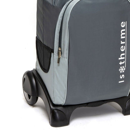 Bas du chariot de courses pliable MP 400 - Sac 55L isotherme - Gris