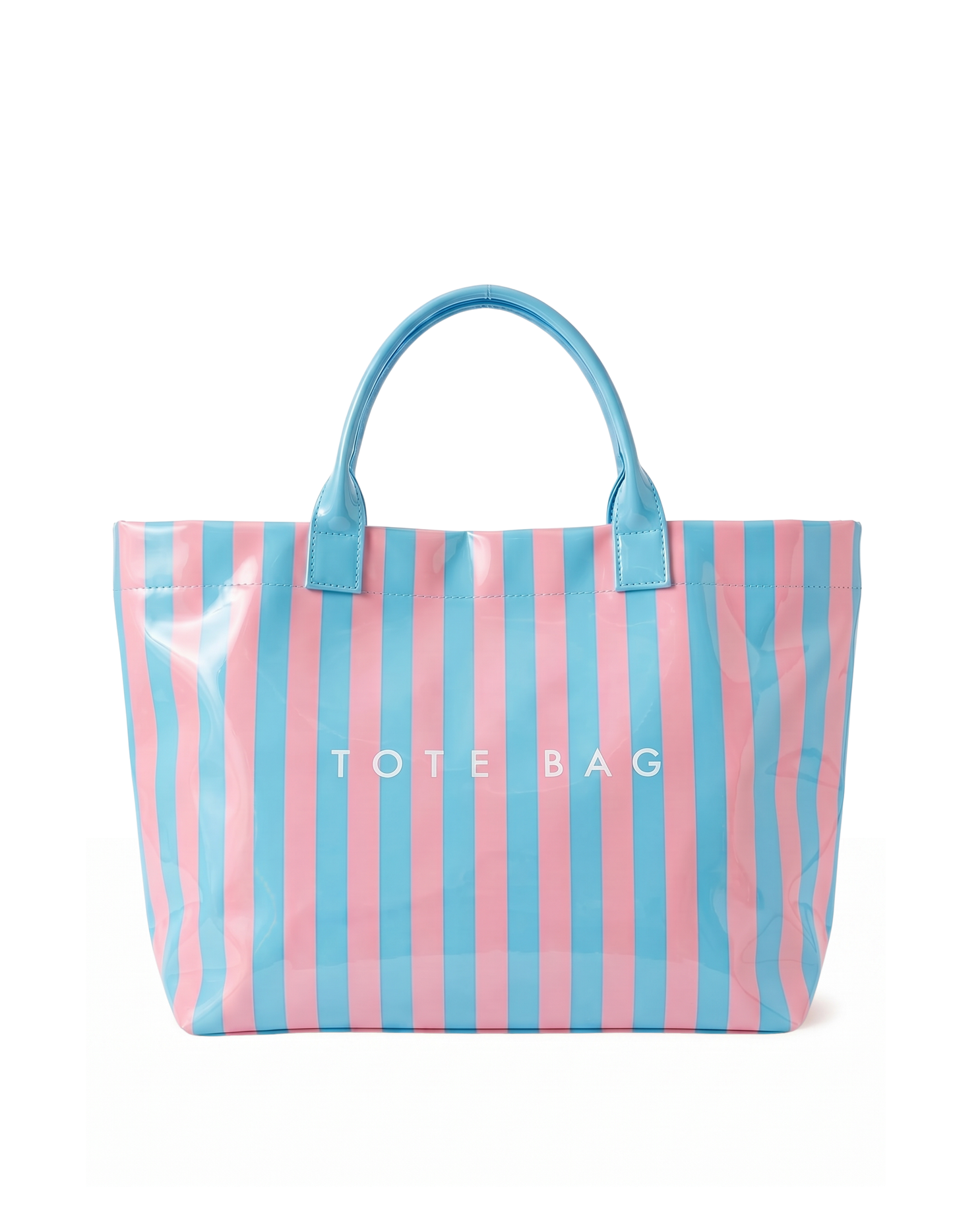 Sac plage Imperméable Rayé 44×31cm - Vernis