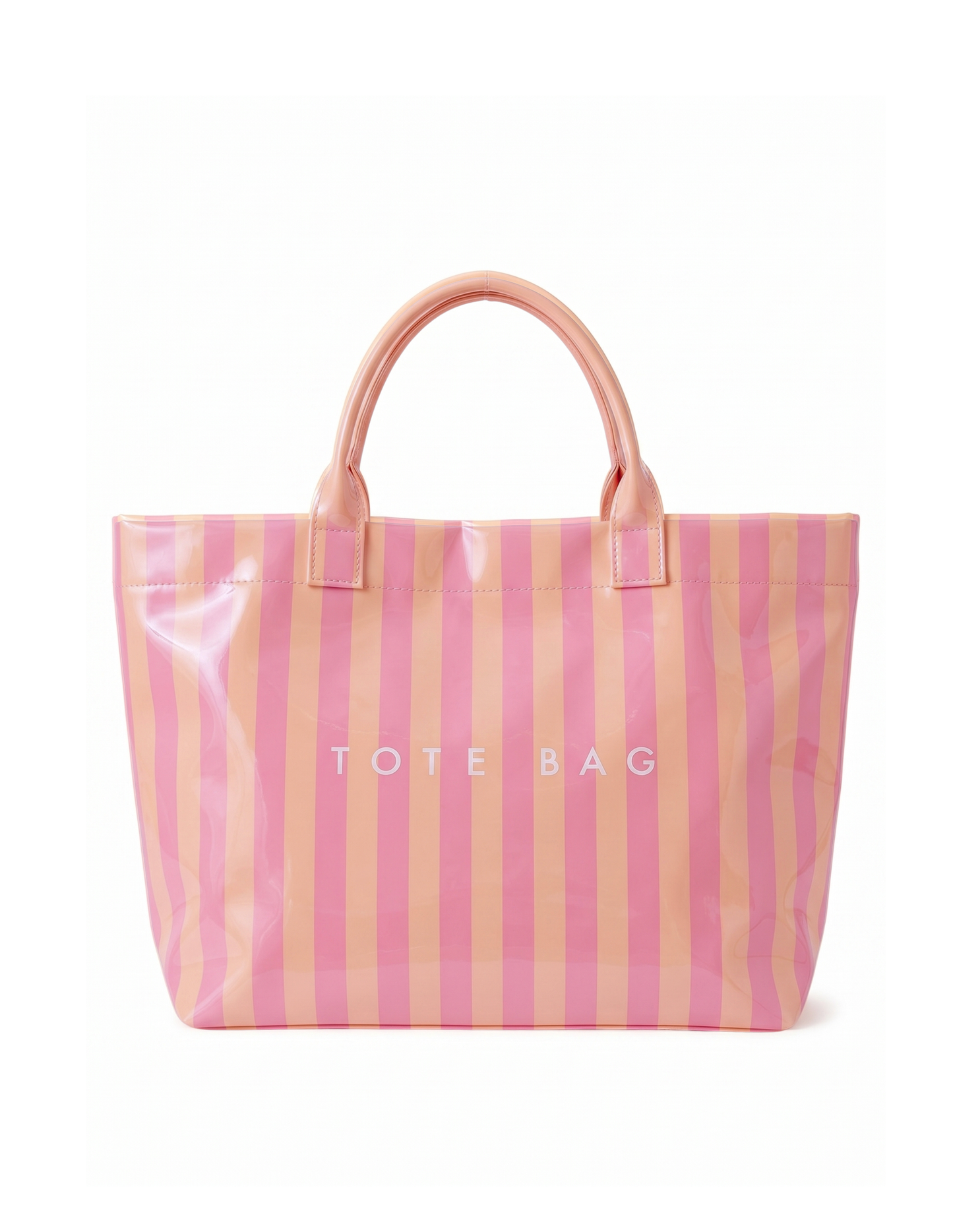 Sac plage Imperméable Rayé 44×31cm - Vernis
