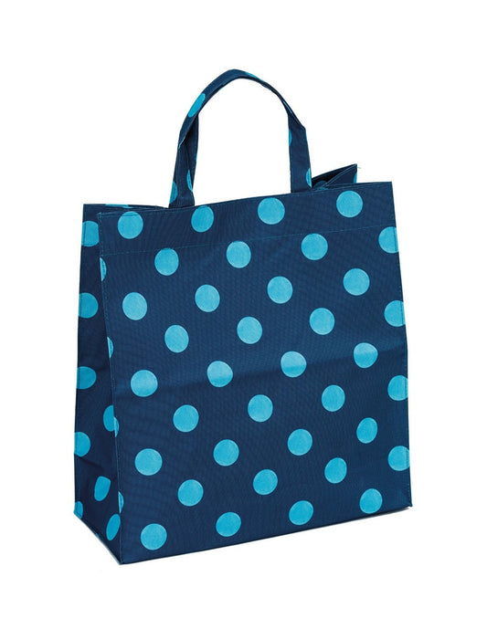 Sacs Cabas - Design Pois Bleu Ciel élégant et solide, idéal pour les courses, la plage ou le quotidien – Mon Chariot de Courses
